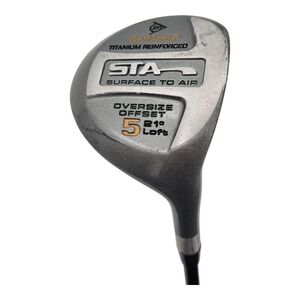 Dunlop Surface To Air Oversize 21° 5 Wood Mens RH Graphite Shaft Lamkin Grip 43"